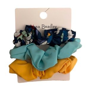 Vera Bradley Set of Three Scrunchies NWT